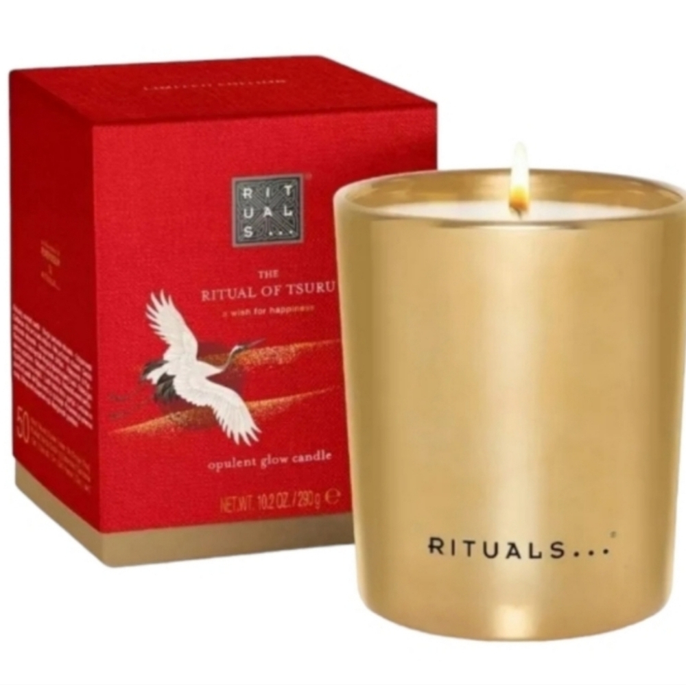 Rituals x Ruks Museum RITUAL OF TSURU Opulent Glow Candle Winter Scent Pine NEW